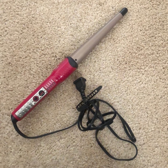 Conair Infiniti Pro Tourmaline Ceramic Curling Wand; 1-Inch to 1/2-Inch. - Picture 6 of 7